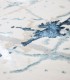 Alfombra Abstracta Azul y Beige de Estilo Moderno Marne
