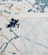 Alfombra Abstracta Azul y Beige de Estilo Moderno Marne