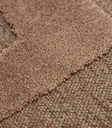 Alfombra Abstracta Teja de Estilo Moderno Malmo