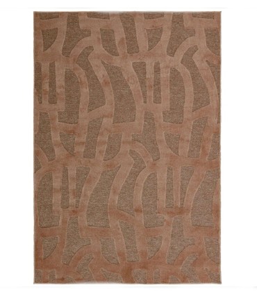 Alfombra Abstracta Teja de Estilo Moderno Malmo