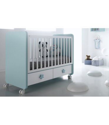 Cuna de bebé con cajones Daniel en Ámbar Muebles
