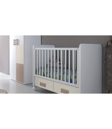 Cuna de Bebé con cajones Doris en Ámbar Muebles