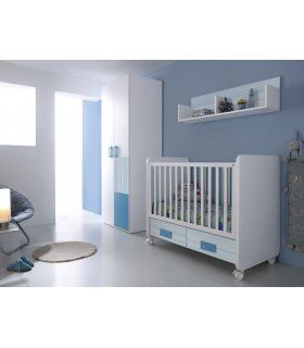 Cuna de bebé con cajones Katia en Ámbar Muebles