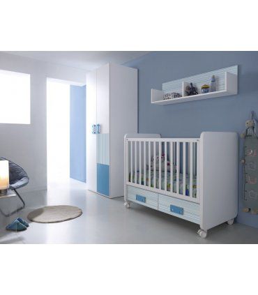 Cuna de bebé con cajones Katia en Ámbar Muebles