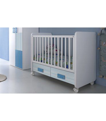 Cuna de bebé con cajones Katia en Ámbar Muebles