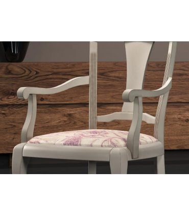 Sillón de comedor clásico Zeneta