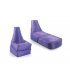 Pouf sillón tumbona Talos liso