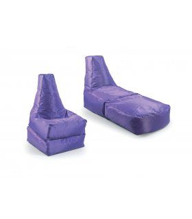Pouf sillón tumbona Talos liso