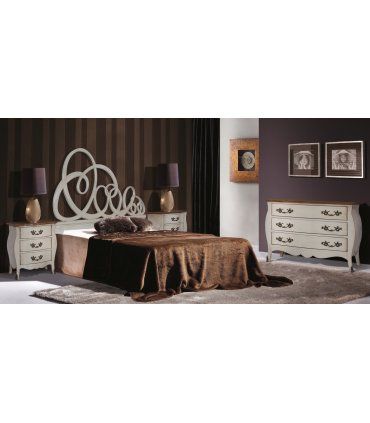 Mesita de Noche Vintage Belbes en Ámbar Muebles