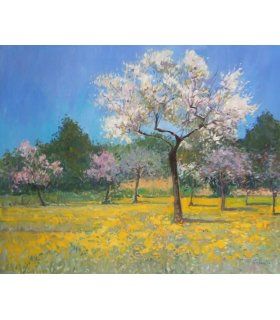 Cuadro Clásico Arboles en Flor