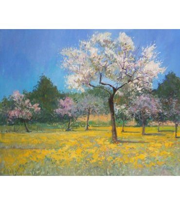 Cuadro Clásico Arboles en Flor