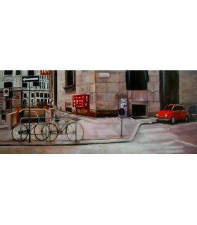 Cuadro original moderno Madrid