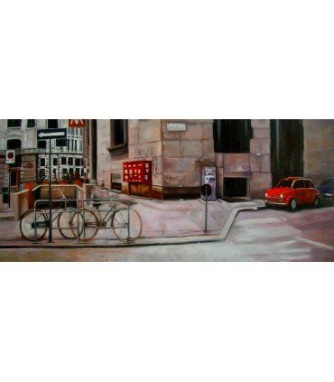 Cuadro original moderno Madrid