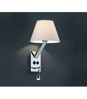 Aplique moderno San Remo pantalla blanca