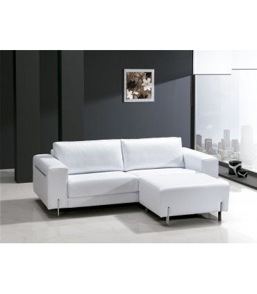 Sofá moderno 2 plazas blanco Davincci