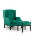 Sillón vintage Lido con banqueta