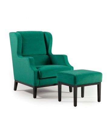 Sillón vintage Lido con banqueta