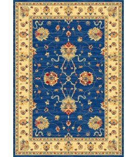 Alfombra de lana clásica Fenix 500 azul