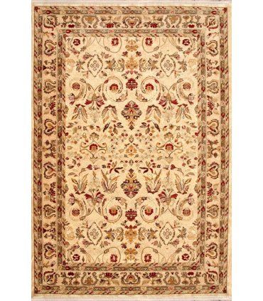 Alfombra de lana clásica Fenix 505 beige