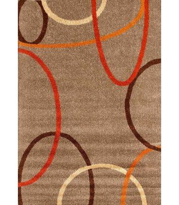 Alfombra moderna Frisse J10 castor
