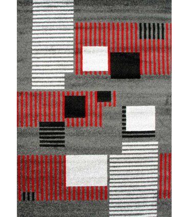 Alfombra moderna Frisse J15 gris