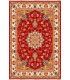 Alfombra clásica de lana Persia 872 granate