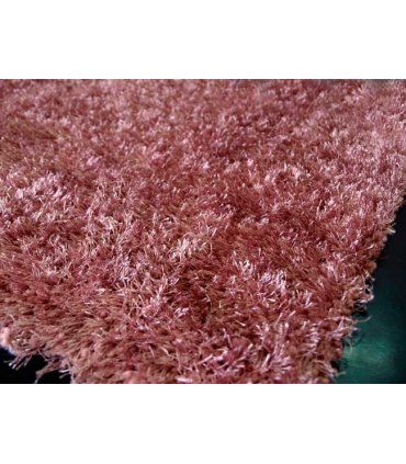 Alfombra moderna pelo largo Siena salmón