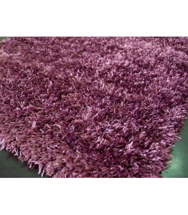 Alfombra moderna pelo largo Siena lila