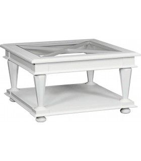Mesa clásica de rincón blanca Bari