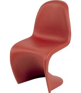 Silla moderna Bacara color marsala