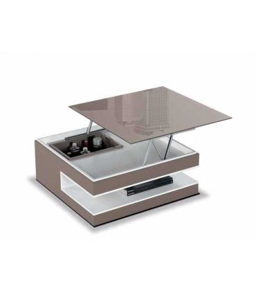 Mesa de centro elevable Aneu Cristal