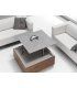 Mesa de centro elevable Anni, con tapa porcelánica