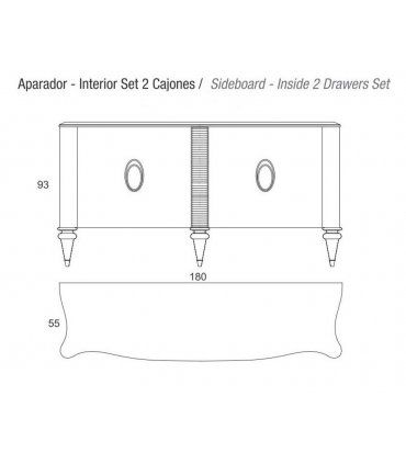 Medidas aparador pequeño