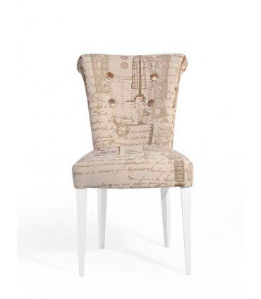 Silla de comedor tapizada Ancasti