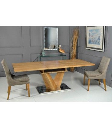 Mesa de comedor extensible moderna Decune