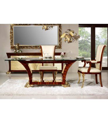 Mesa de comedor Art Déco Lateis