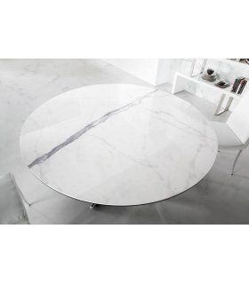 Mesa de comedor redonda de mármol Cilenta