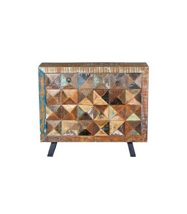 Mueble de entrada industrial colonial Indira