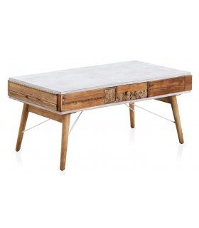 Mesa de centro rústica Cecil