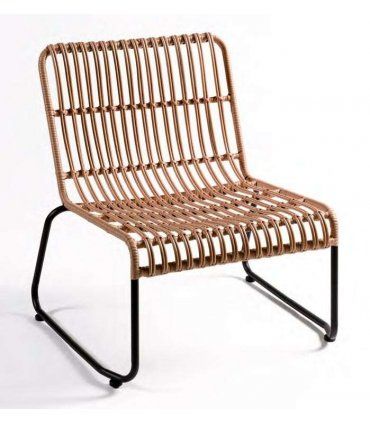 Sillón para exterior de ratán Palot