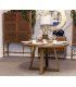Mesa de comedor redonda Alcañiz de Ámbar Muebles.
