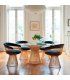 Silla moderna dorada Platner de Ámbar Muebles.