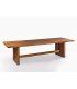 Mesa rectangular de comedor rústica Savica