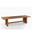 Mesa rectangular de comedor rústica Savica