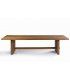 Mesa rectangular de comedor rústica Savica