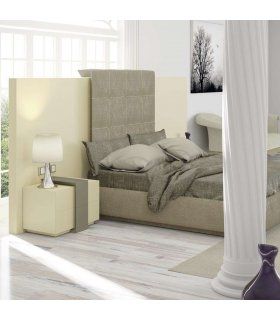 Dormitorio con cama tapizada DOR 07