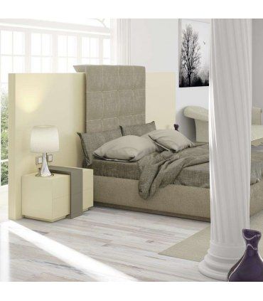 Dormitorio con cama tapizada DOR 07