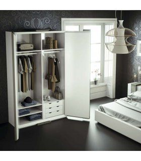 Armario contemporáneo de 2 puertas DOR 14