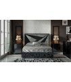 Dormitorio de diseño en negro y plata DOR 18