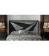 Dormitorio de diseño en negro y plata DOR 18